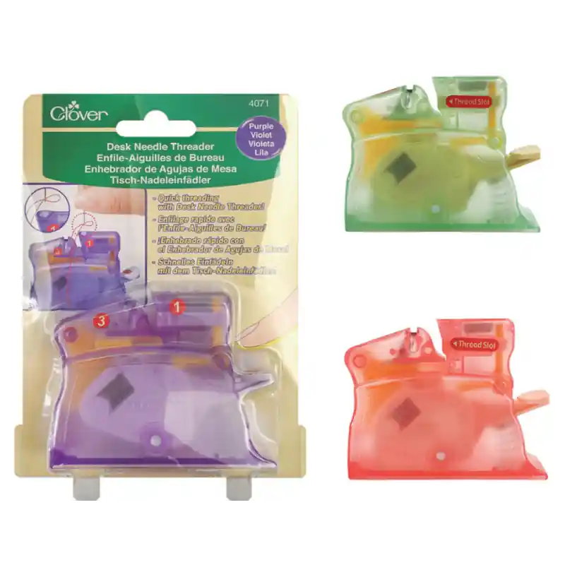 Enhebrador de Agujas de Mesa Clover - Rojo Garantía De Devolución De Dinero