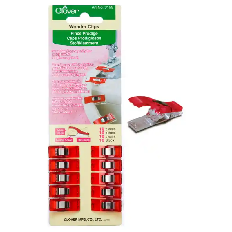 Original Wonder Clips Para Tela Clover
