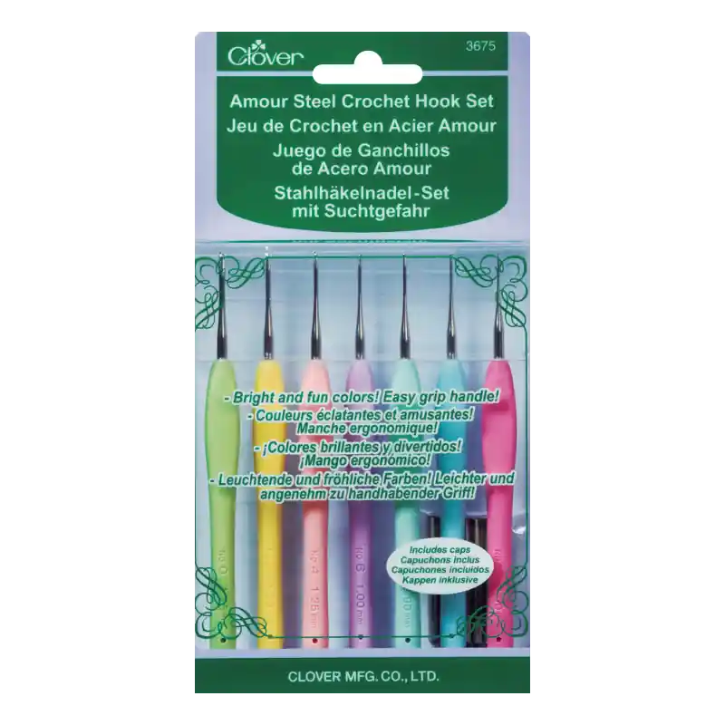 Solo Hoy Juego de Ganchillos Clover Amour Acero