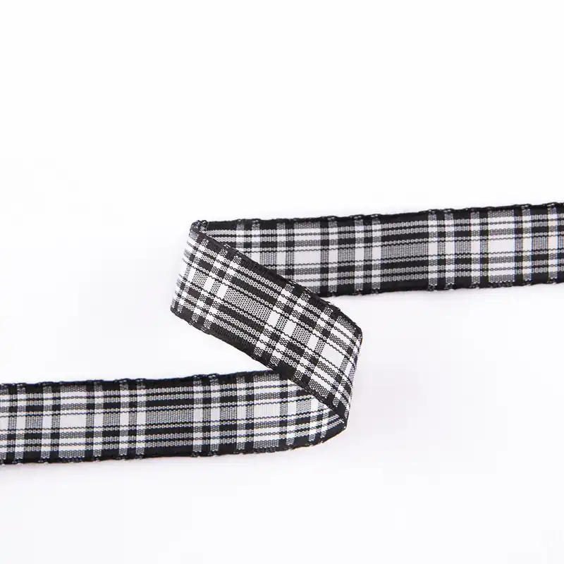 Marca Reconocida Cinta Escocesa Negra