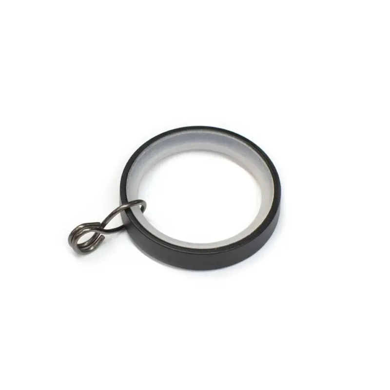 Directo De Fábrica Anilla de cortina con teflón - Negro