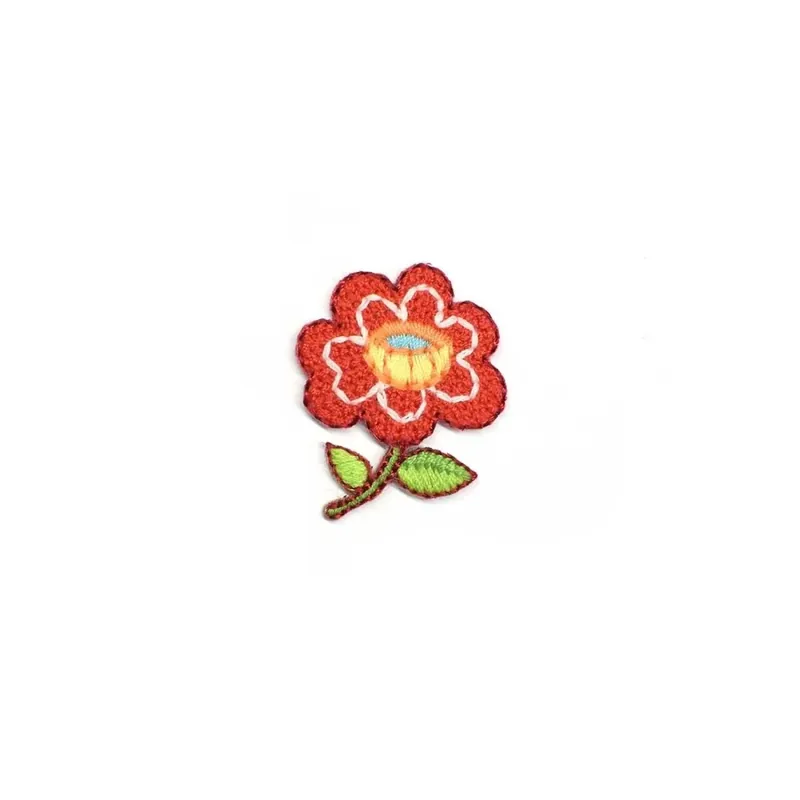 De Moda Parche para ropa flor nº1 rojo