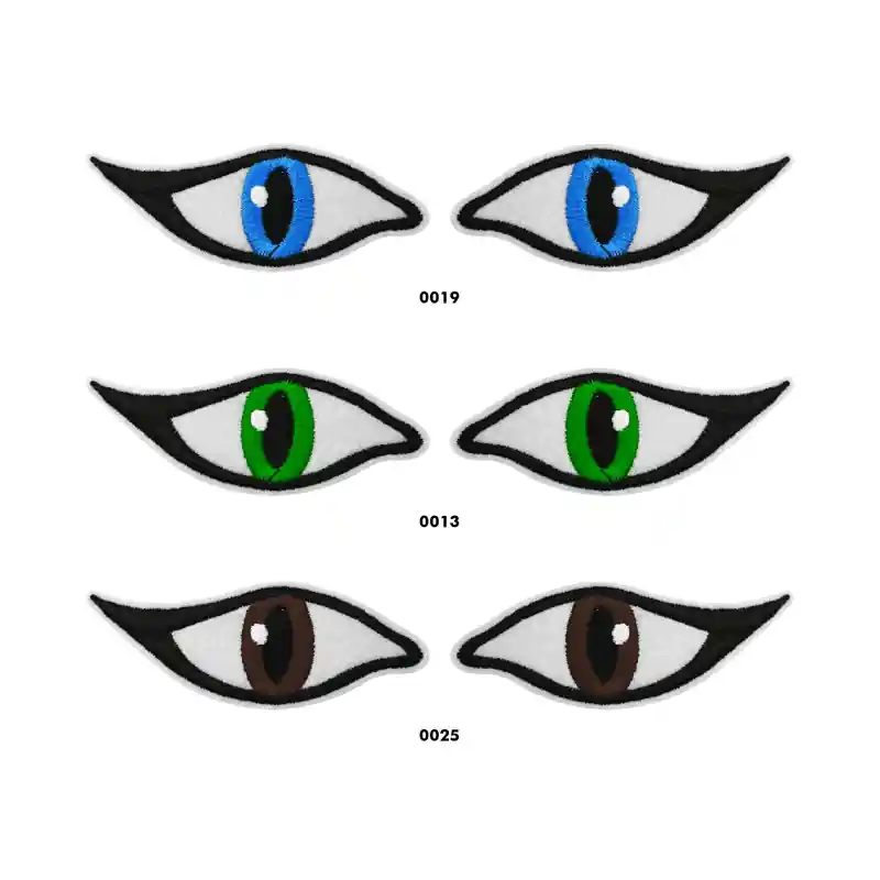 Aplique de ojos - 0013 Verde Promoción