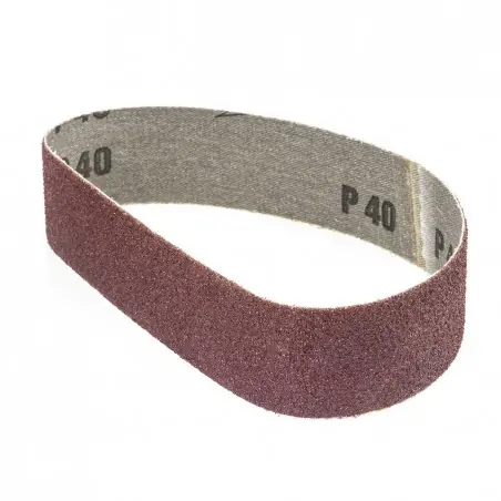 Venta Final Banda de lija tela roja 35x435 mm grano 40 - Pack 10 uds