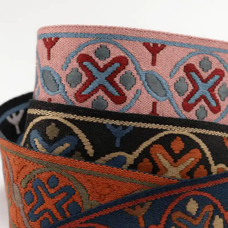 Cinta de bolso y mochila 50 mm diseño geométrico doble cara - 0001 Oferta Flash