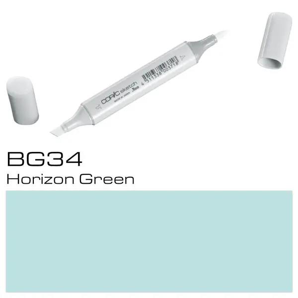 Oferta Flash Copic Sketch BG34 Horizon Green
