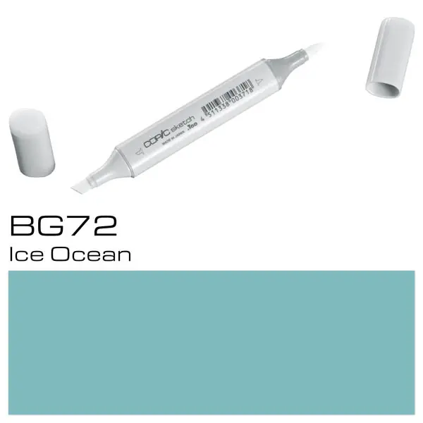 Copic Sketch BG72 Ice Ocean Favorito De Clientes
