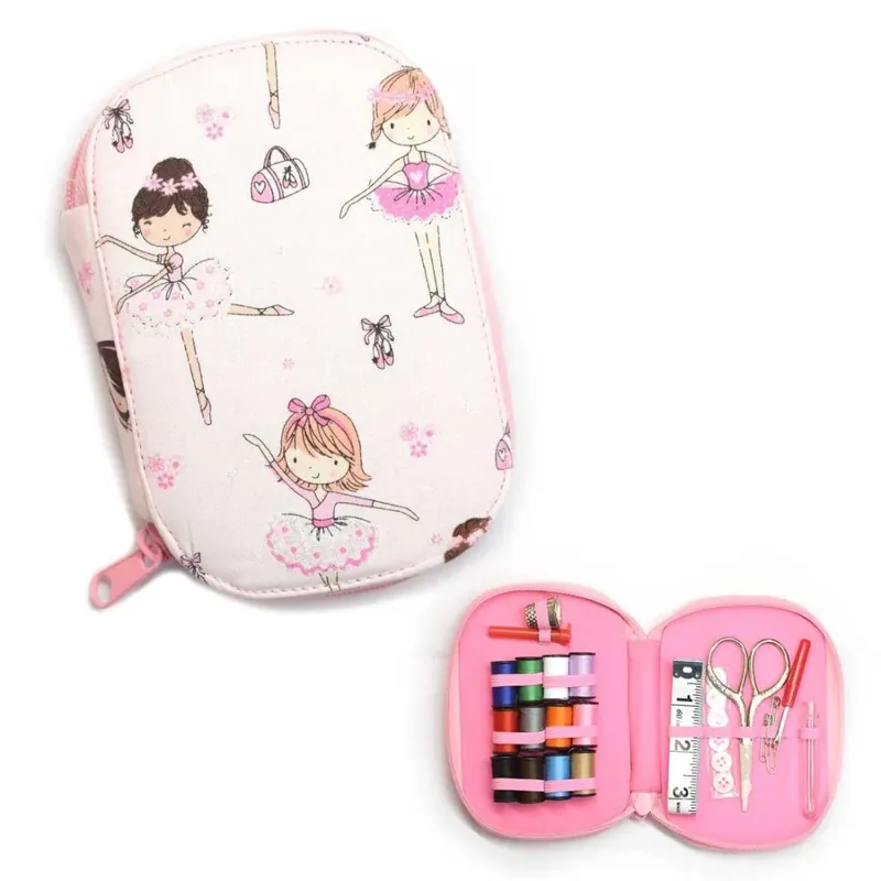 Costurero de viaje bailarinas rosas Auténtico