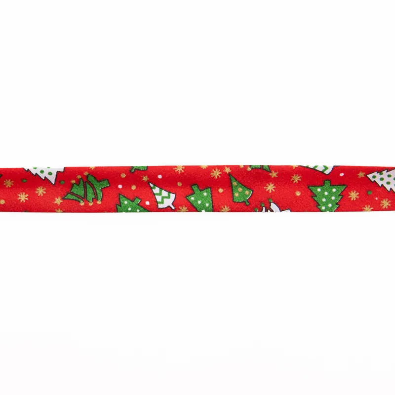 Popular Cinta Bies Arbol Navidad Rojo 18mm