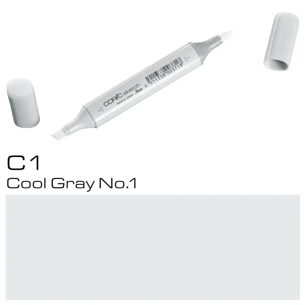 Premium Copic Sketch C-1 Cool Gray Nº1