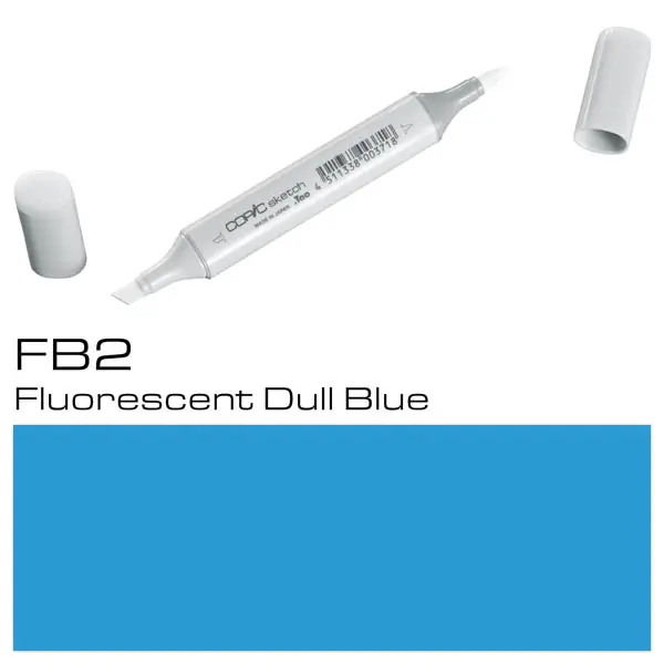 Envío Internacional Copic Sketch FB Fluorescent Dull Blue