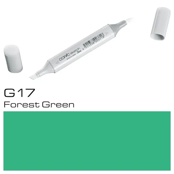 Copic Sketch G17 Forest Green Envío Gratis