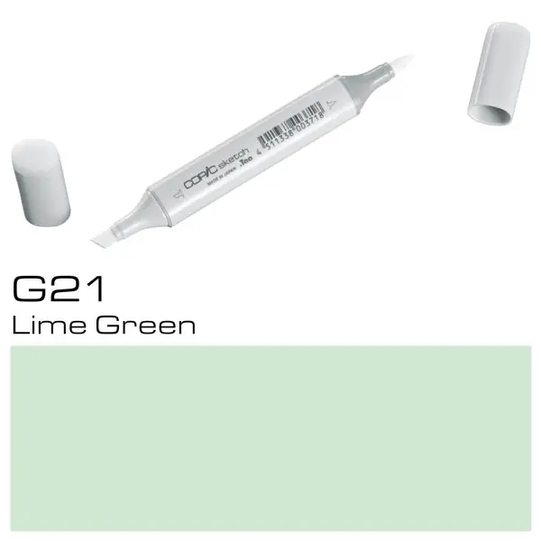 Copic Sketch G21 Lime Green Lujoso