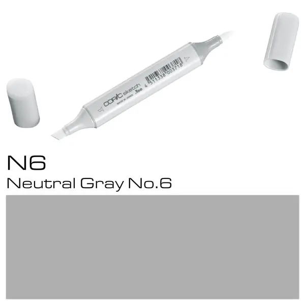 Tendencia Copic Sketch N-6 Neutral Gray Nº6