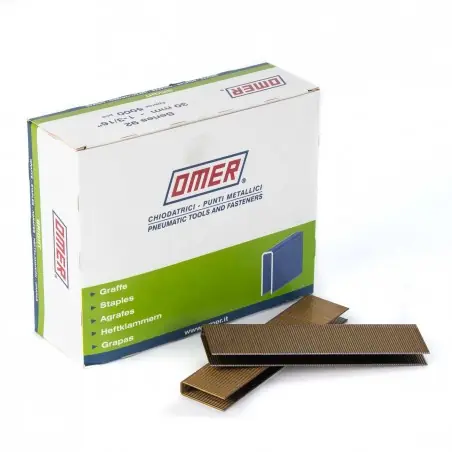 Promoción Grapas omer 92/30 30 1/3-16" (92.38) - Caja 5000 unidades