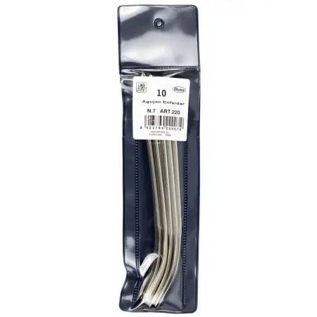 Agujas de enfardar coser sacos 175 mm Nº7 ref. 220 - Pack 10 agujas De Moda