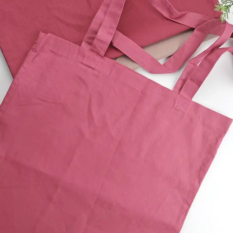 Artesanal Bolsa Frambuesa, de algodón