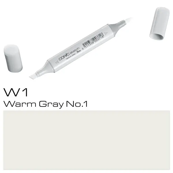 Súper Precio Copic Sketch W-1 Warm Gray Nº1