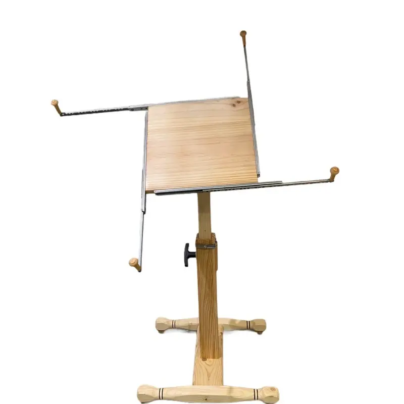 Soporte de pie universal de madera para encaje de bolillos - Giratorio y regulable Favorito De Clientes