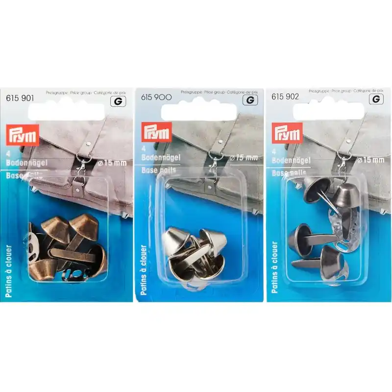 Clavos Inferiores Prym Para Bolsos - 15mm - Oro viejo Precio Bajo