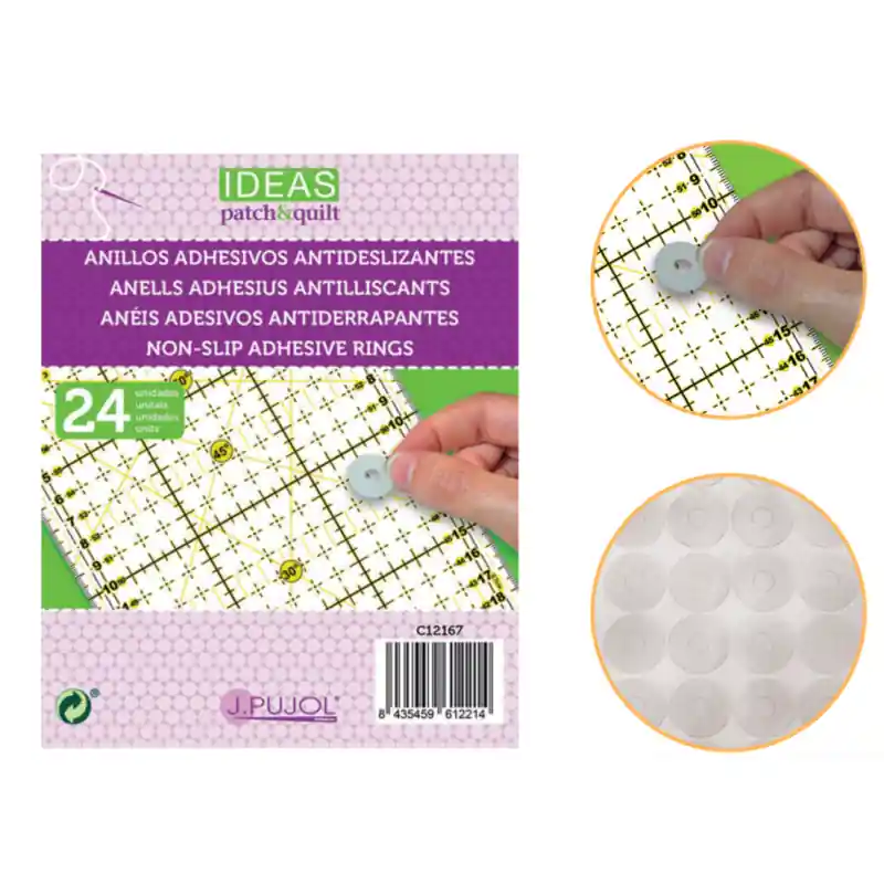 Mejor Calidad Anillos adhesivos antideslizantes para reglas IDEAS