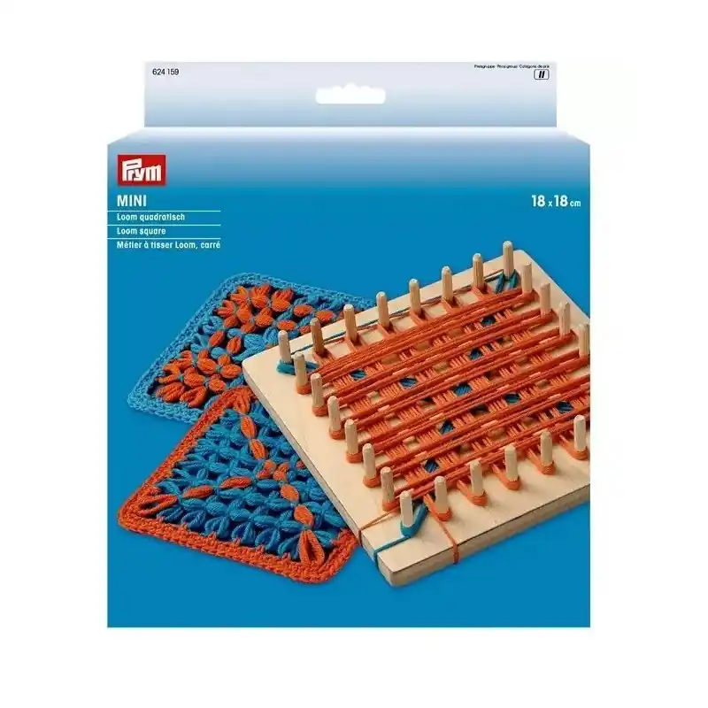 Auténtico Telar compacto cuadrado de madera Prym 624159