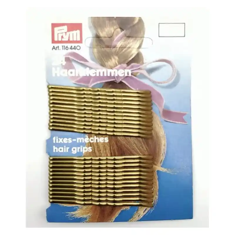 Horquillas doradas Prym para el pelo Precio De Oferta