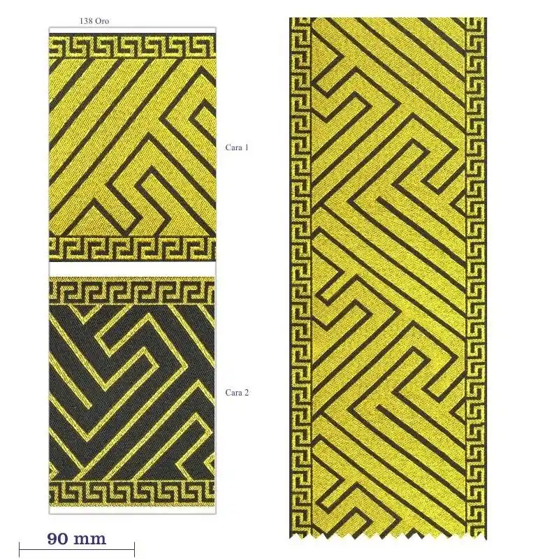 Solo Por Tiempo Limitado Cinta tejida metalizada reversible Nadel