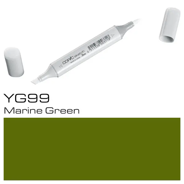 Original Copic Sketch YG99 Marine Green