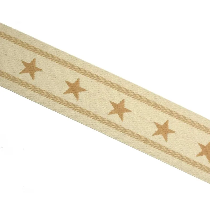 Auténtico Goma estrellas - Beige