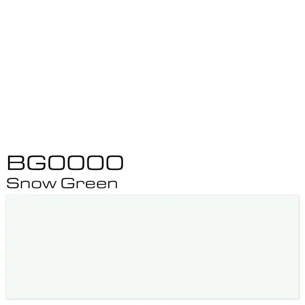 Solo Por Tiempo Limitado Recarga Copic Ink BG0000 Snow Green