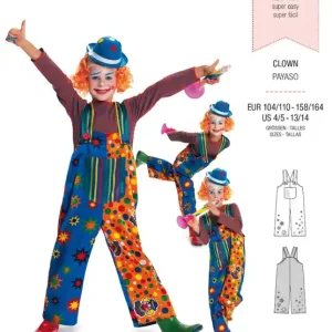 Solo Hoy Patrón Burda 2448 Payaso