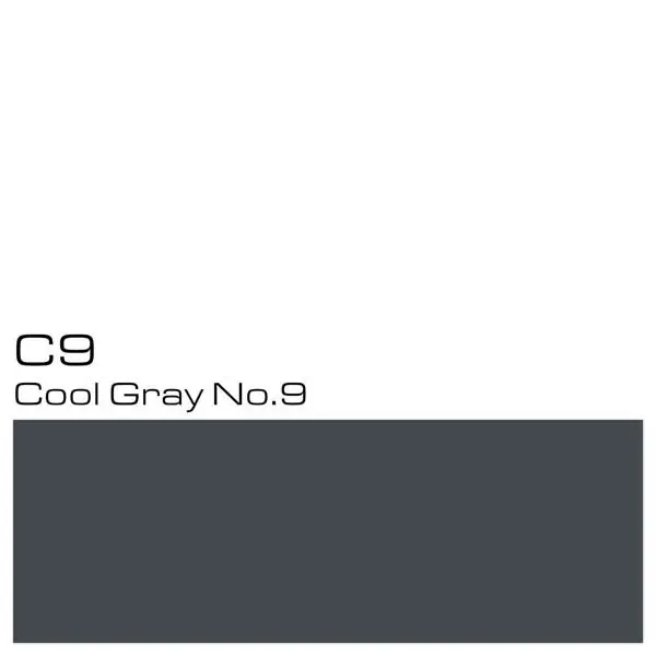 Nuevo Modelo Recarga Copic Ink C-9 Cool Gray nº9