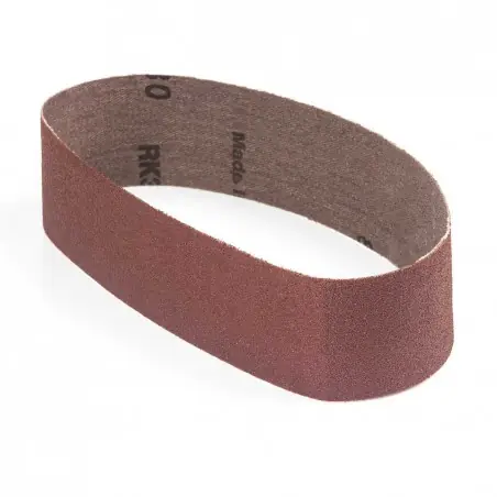 Banda de lija tela roja 50x471 mm grano 80 - Pack 10 uds Disponible Ahora