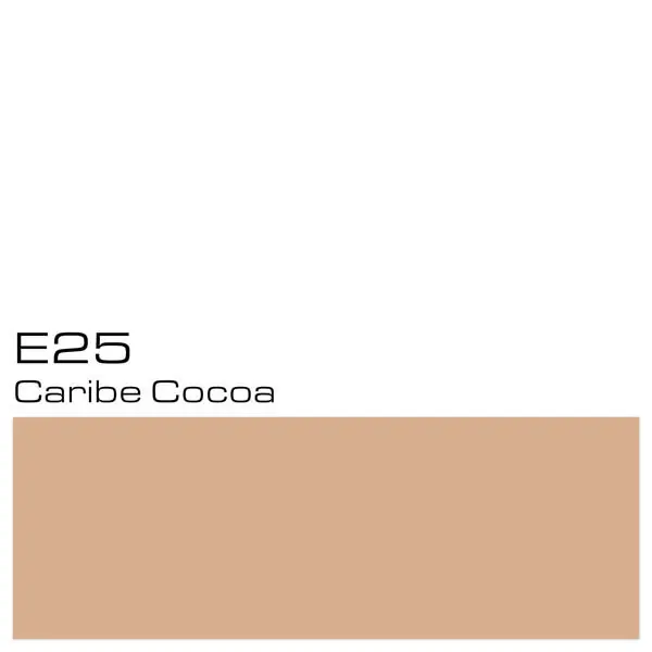 Auténtico Recarga Copic Ink E25 Caribe Cocoa
