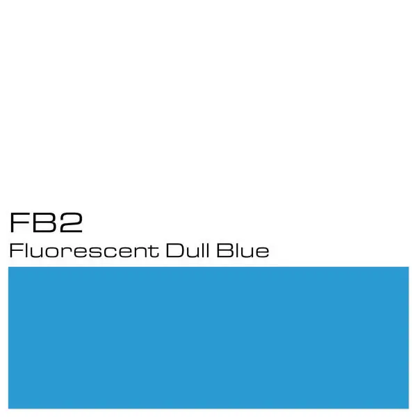 Recarga Copic Ink FB Fluorescent Dull Blue Disponible Ahora