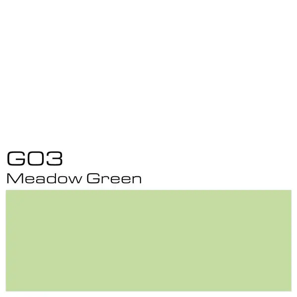 Alta Calidad Recarga Copic Ink G03 Meadow Green