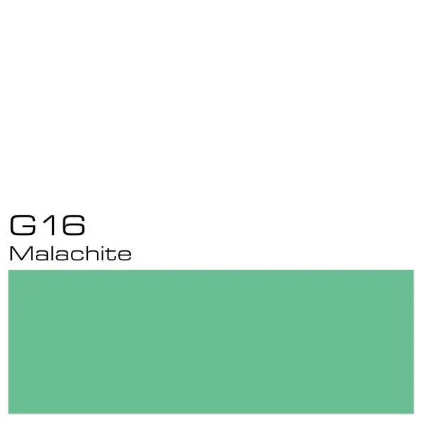 Oferta De Temporada Recarga Copic Ink G16 Malachite