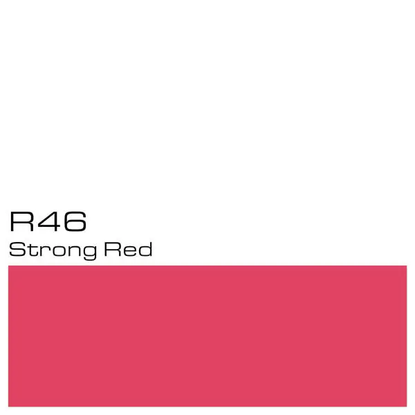 Hecho A Mano Recarga Copic Ink R46 Strong Red