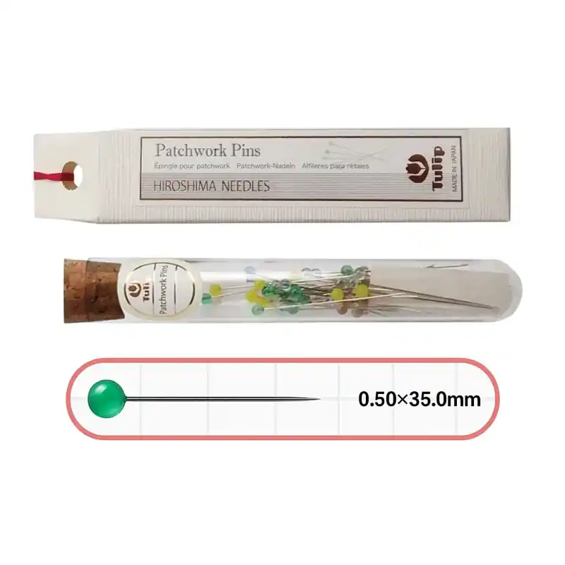 Alfileres Tulip punta de bola para patchwork 0,50 x 35 mm (15 uds) Ocasión Especial