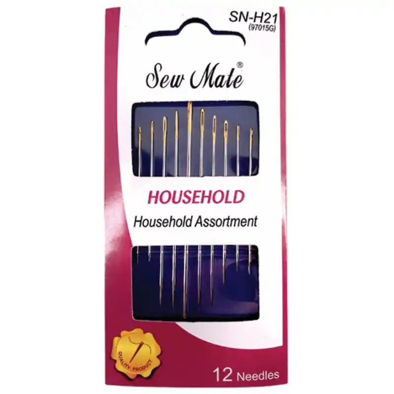 Agujas para coser a mano surtidas de ojo grande Sew Mate (12 unidades) Promoción Exclusiva