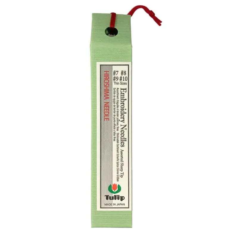 Agujas de Bordar Tulip Hiroshima de Punta Afilada - Japonesa - 3 Devolución Gratuita