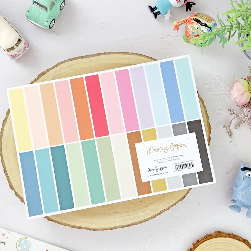 Bloc pequeño papeles lisos de Lora Bailora Artesanal