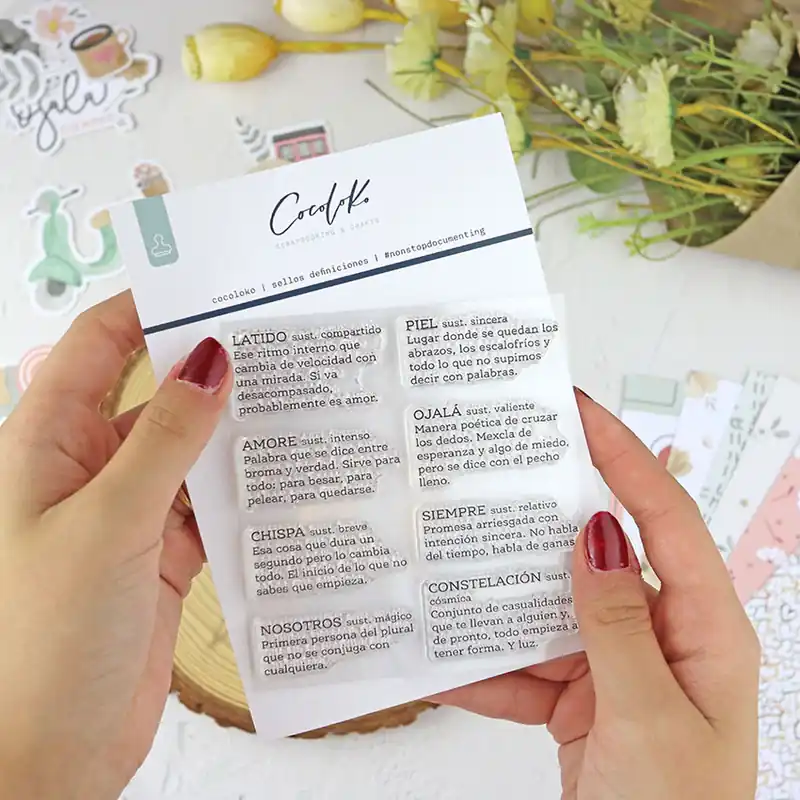 Set de sellos Definiciones Ojalá siempre (tara) de Cocoloko Rebajas