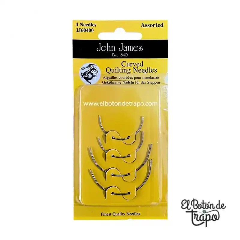 Agujas Acolchar Curvas John James Ordenar Ahora Mismo