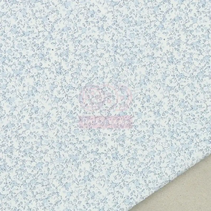 POPELIN MIL FLORES AZULES SERIE ONATE Popular