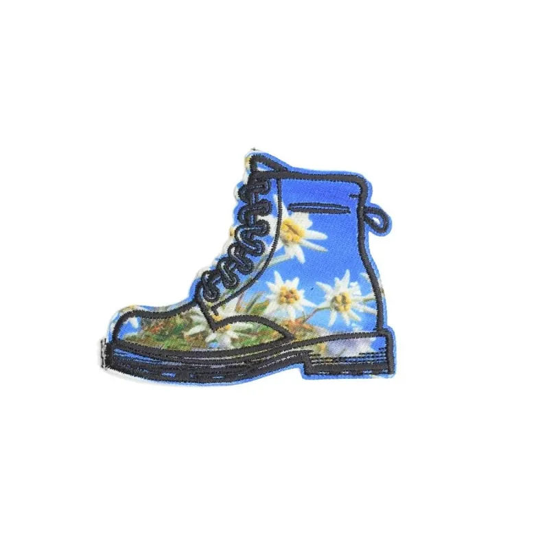 Profesional Parche autoadhesivo bota flores
