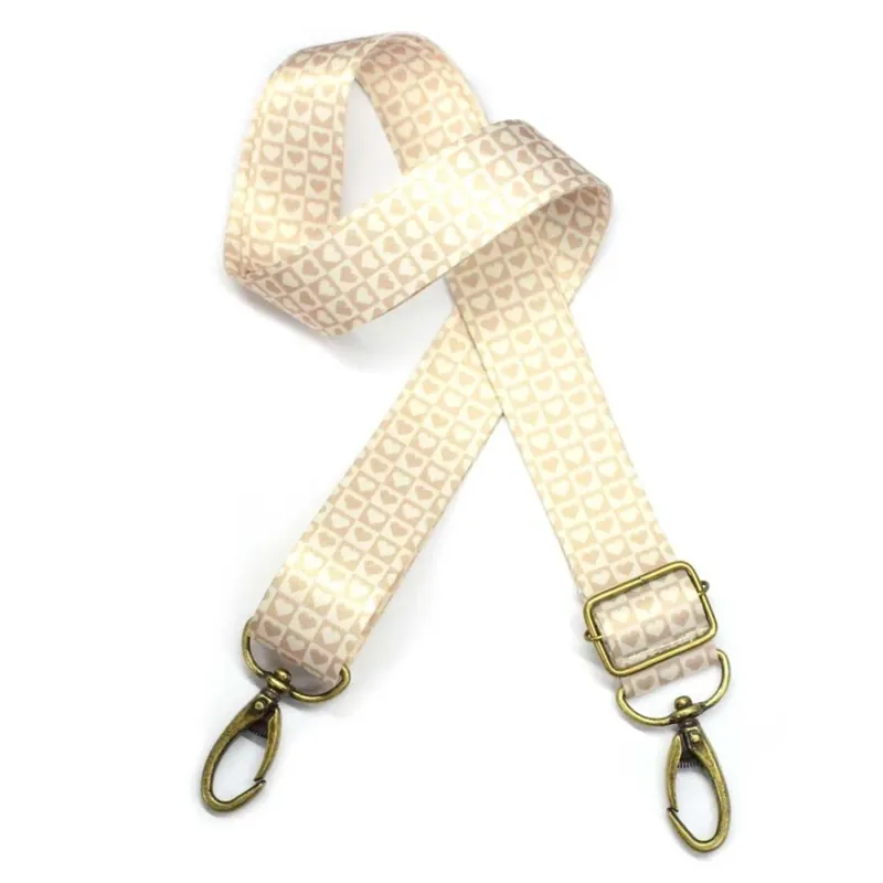 Súper Precio Correa bolso corazón 135cm - Beige
