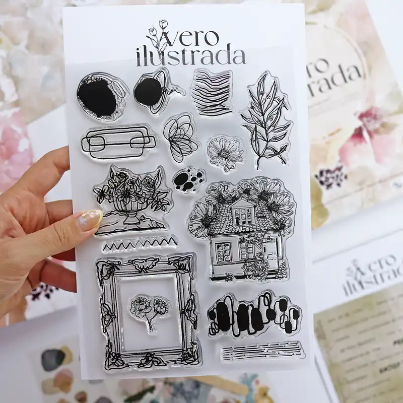 Set de sellos Art Journal | Art Journal, de Vero Ilustrada Última Versión