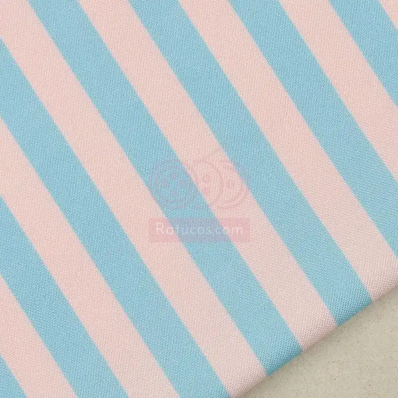 A Buen Precio CANVAS RAYAS ROSA Y CELESTE SERIE FORMENTERA